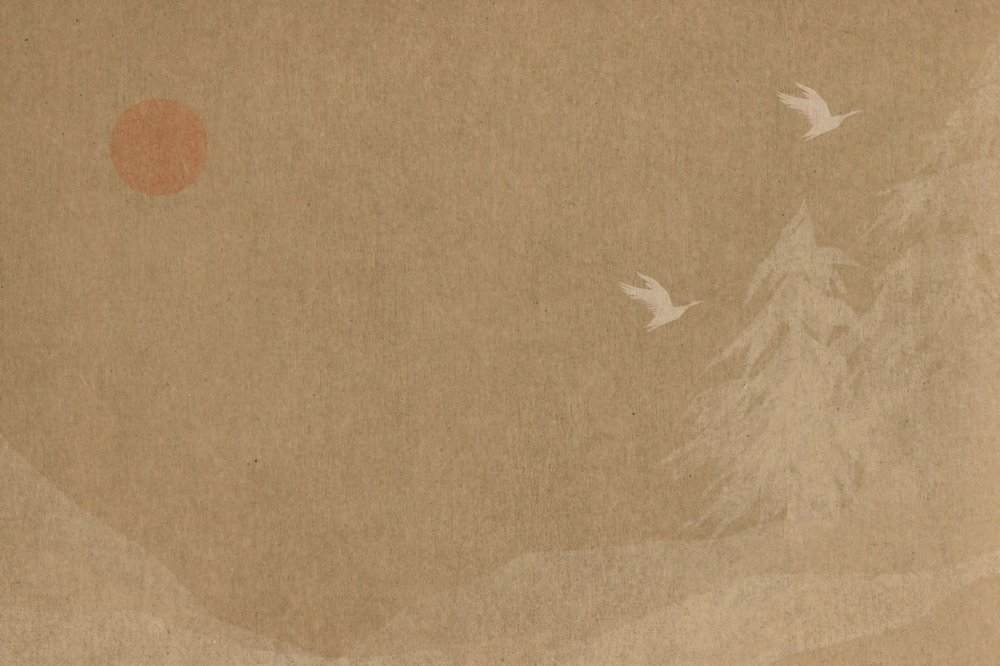 Flying Birds Winter Sun by Josie George