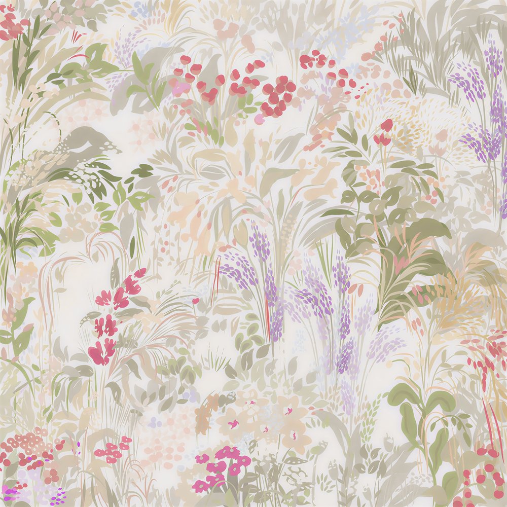 Pastel Garden Blooms by Josie George