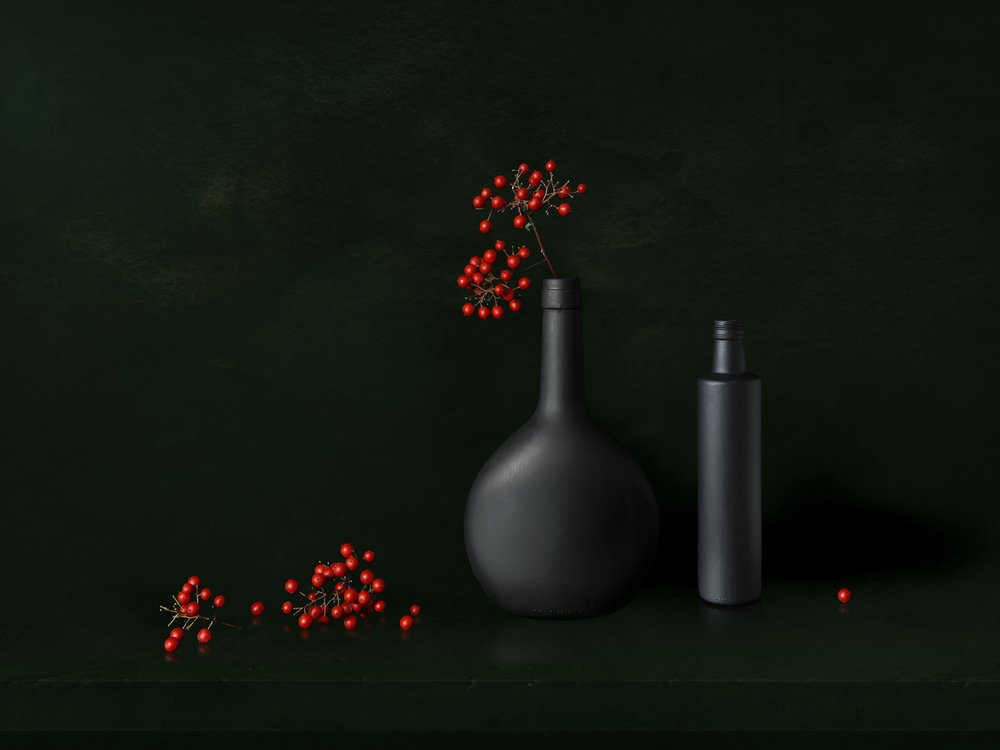 Modern Berry Still Life by Juan Antonio Palacios