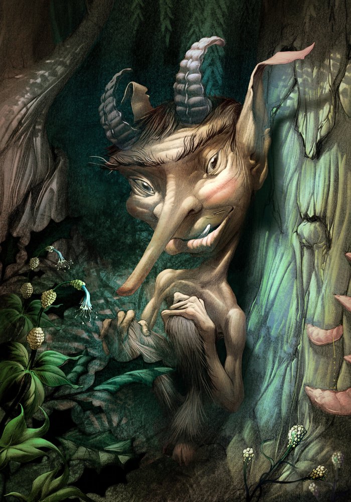 Mythical Forest Gnome by Juan Hernaz