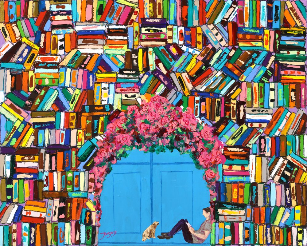 Books and Blooms Escape by Jukyong Park