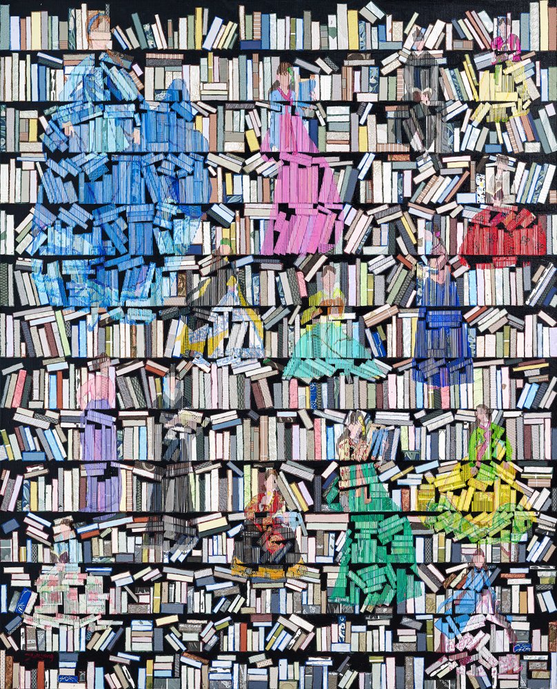 Colorful Book Dresses by Jukyong Park
