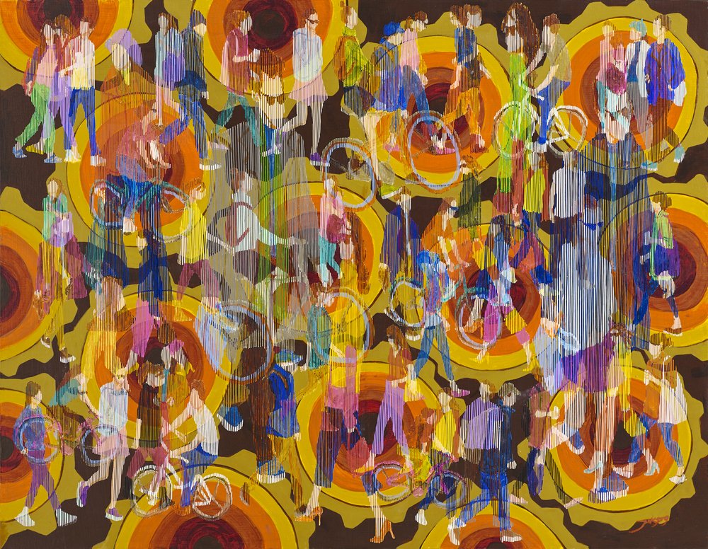 Colorful City Commute by Jukyong Park