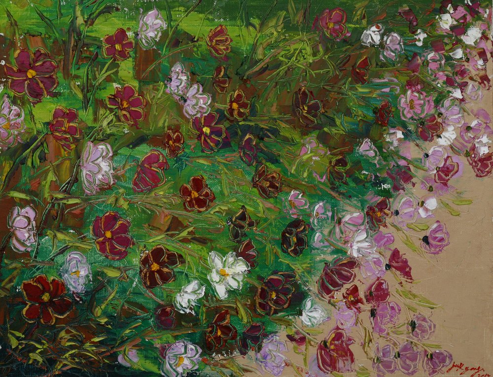 Colorful Flower Garden by Jukyong Park