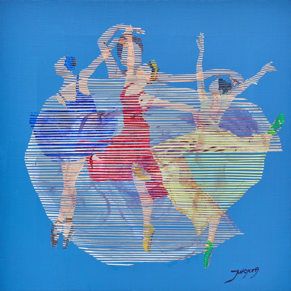 Dynamic Ballet Dancers by Jukyong Park