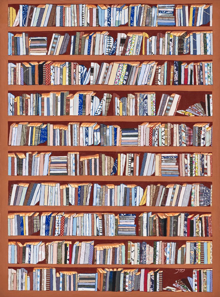 Eclectic Book Spines by Jukyong Park