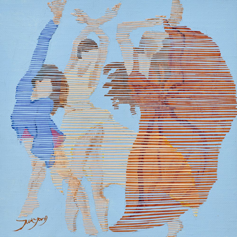 Flowing Dance Figures by Jukyong Park