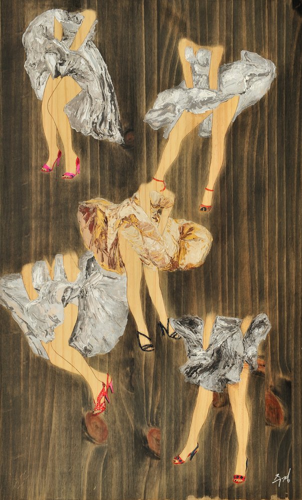 Glamorous Windblown Dresses by Jukyong Park