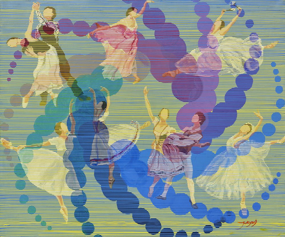 Graceful Ballet Dancers by Jukyong Park