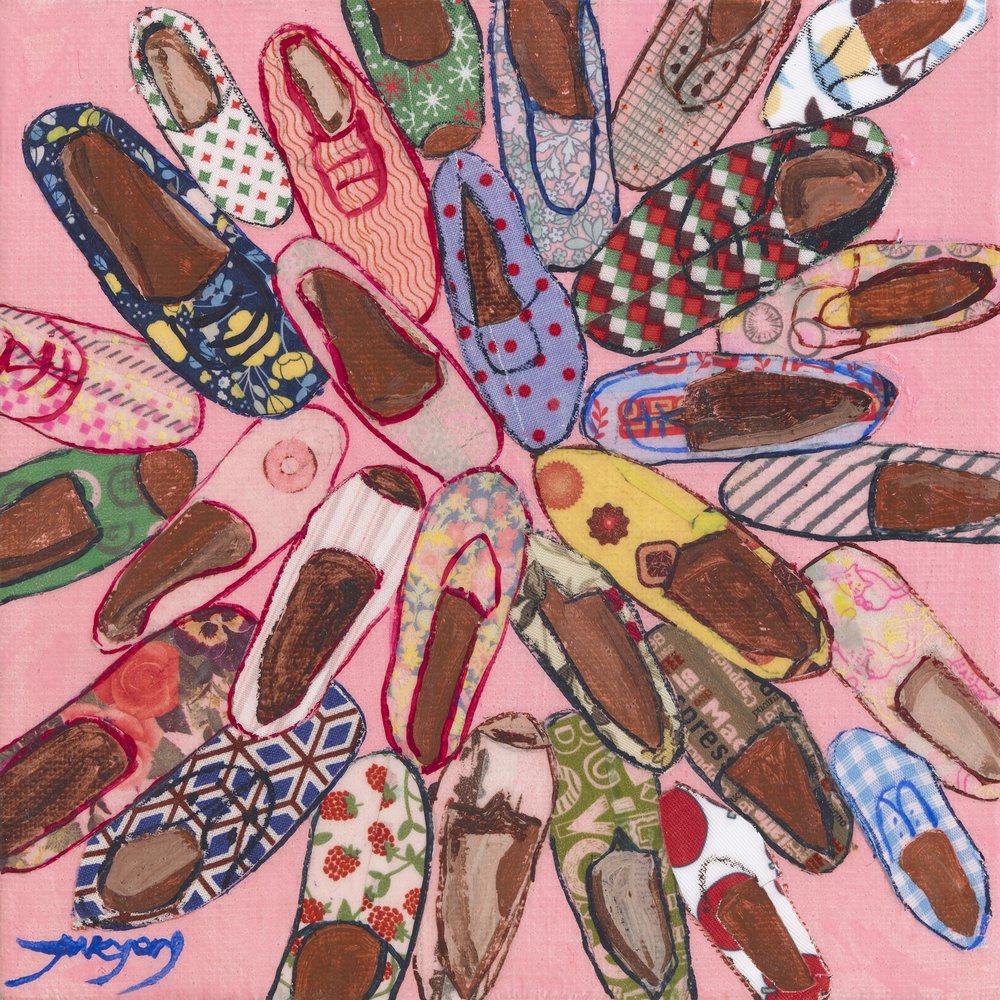 Pretty Patterned Shoes by Jukyong Park
