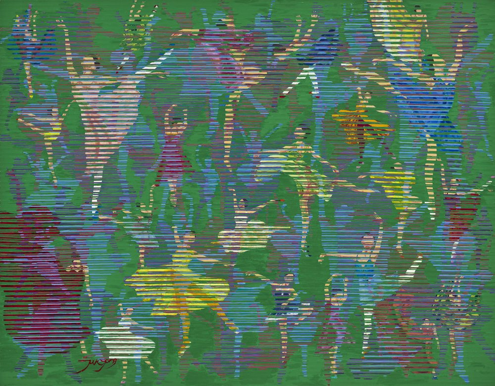 Vibrant Ballet Dancers by Jukyong Park