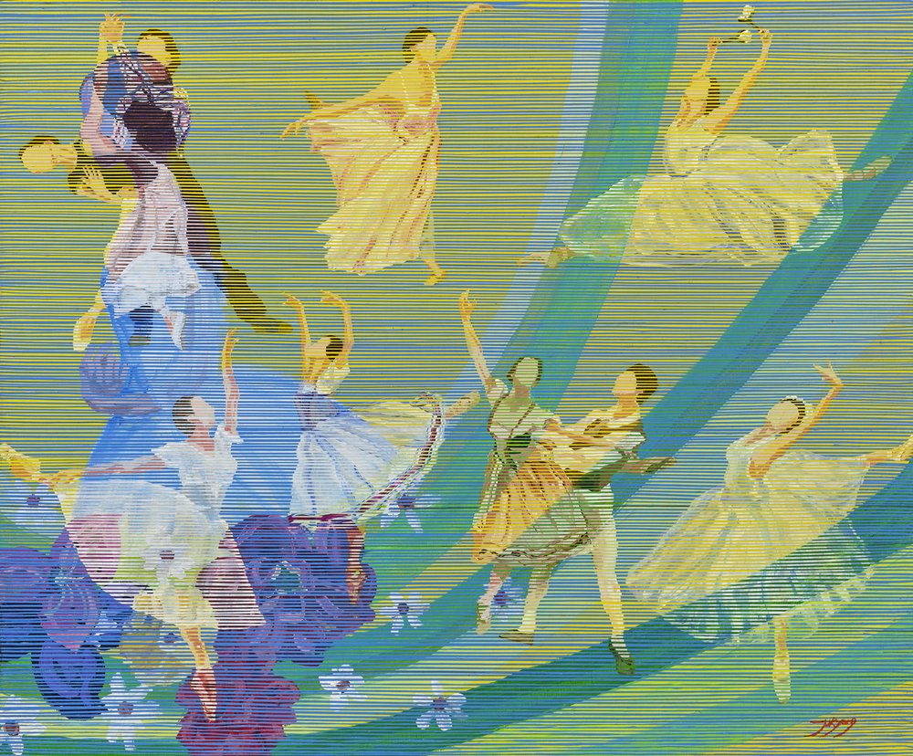 Vibrant Ballet Dreams by Jukyong Park
