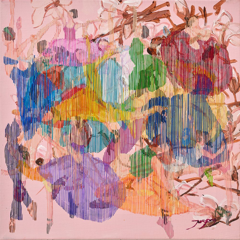 Vibrant Magnolia Strokes by Jukyong Park