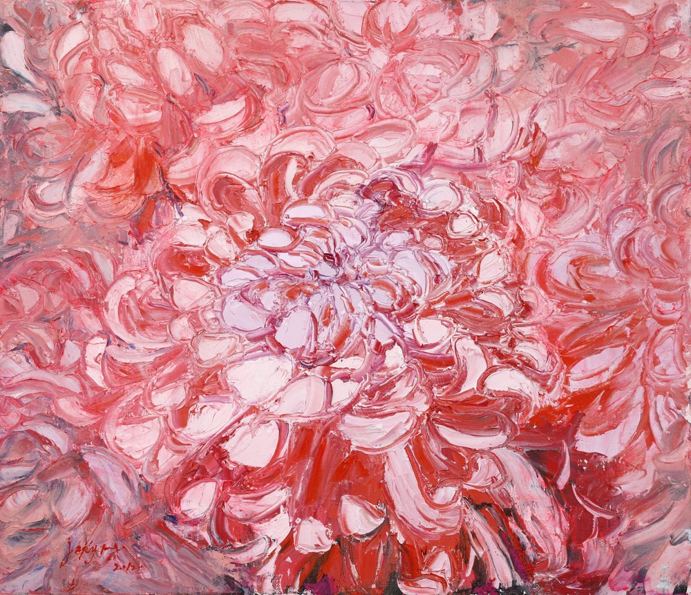 Vibrant Pink Bloom by Jukyong Park