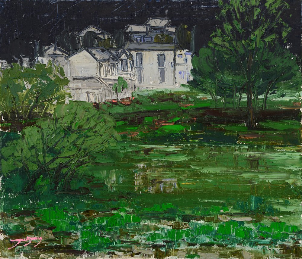 Waterside Mansion Reflections by Jukyong Park