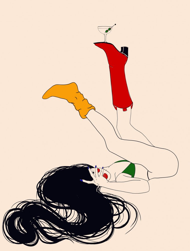 Upside Down Martini by Juliana Kokolari