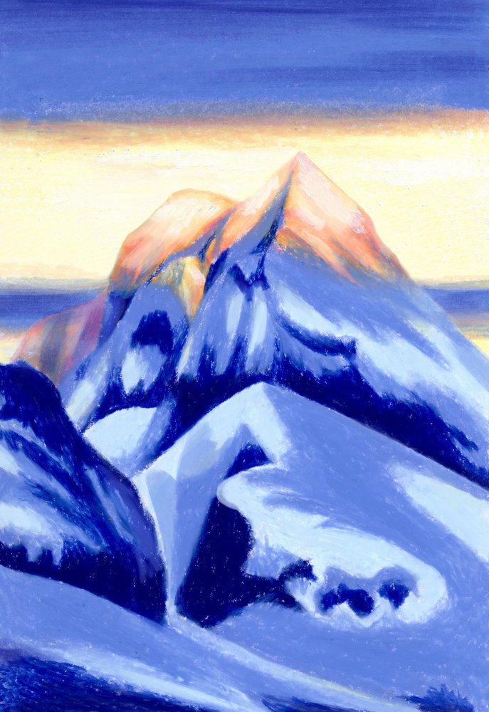 Majestic Alpine Glow by Julie Lesouef