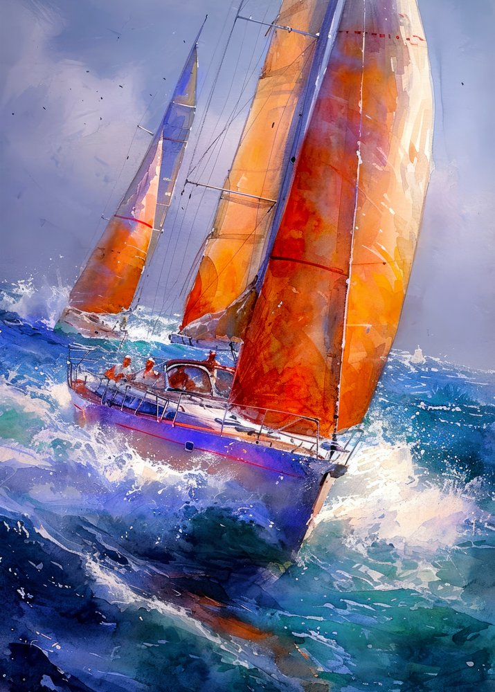 Dynamic Ocean Sail by Justyna Jaszke
