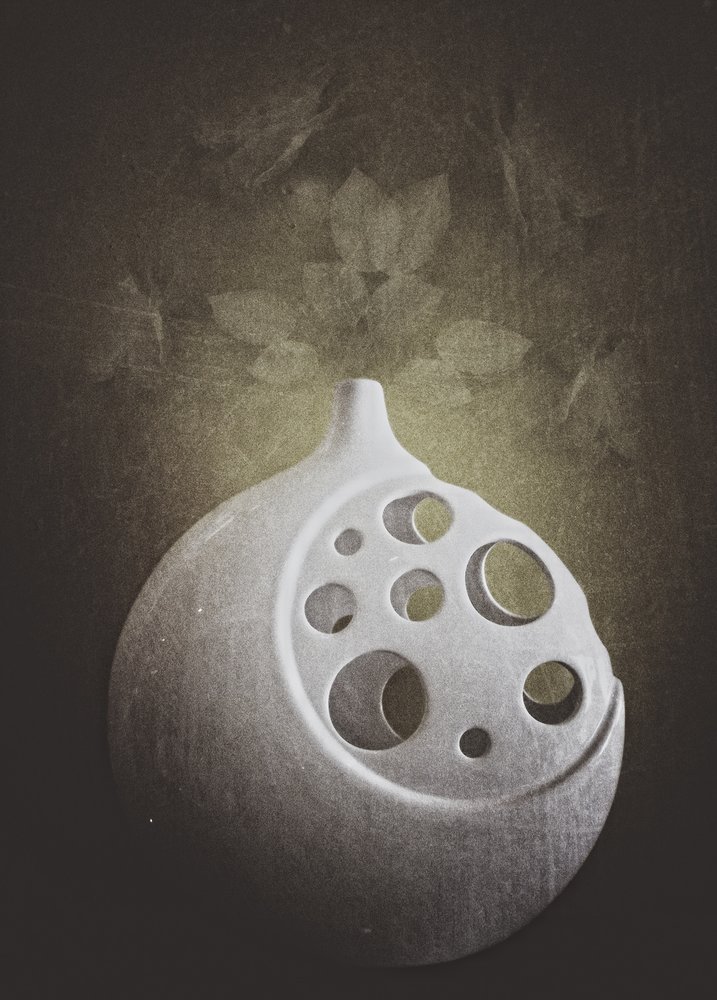 Modern Lotus Vase by Kahar Lagaa