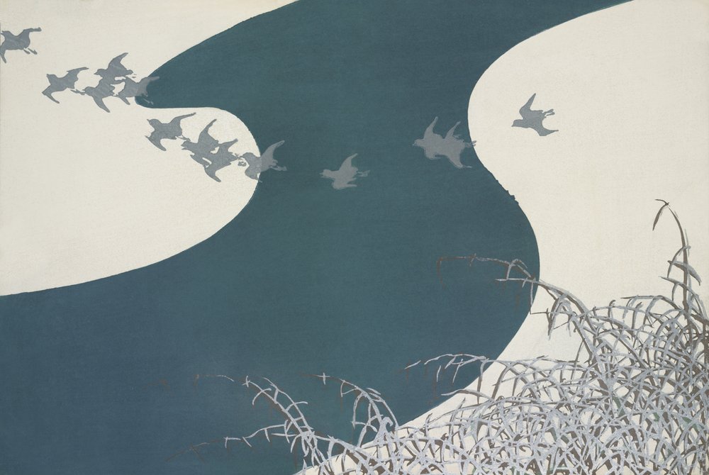 Birds from Momoyogusa by Kamisaka Sekka