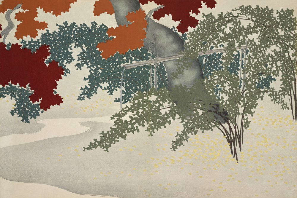 Maple from Momoyogusa by Kamisaka Sekka