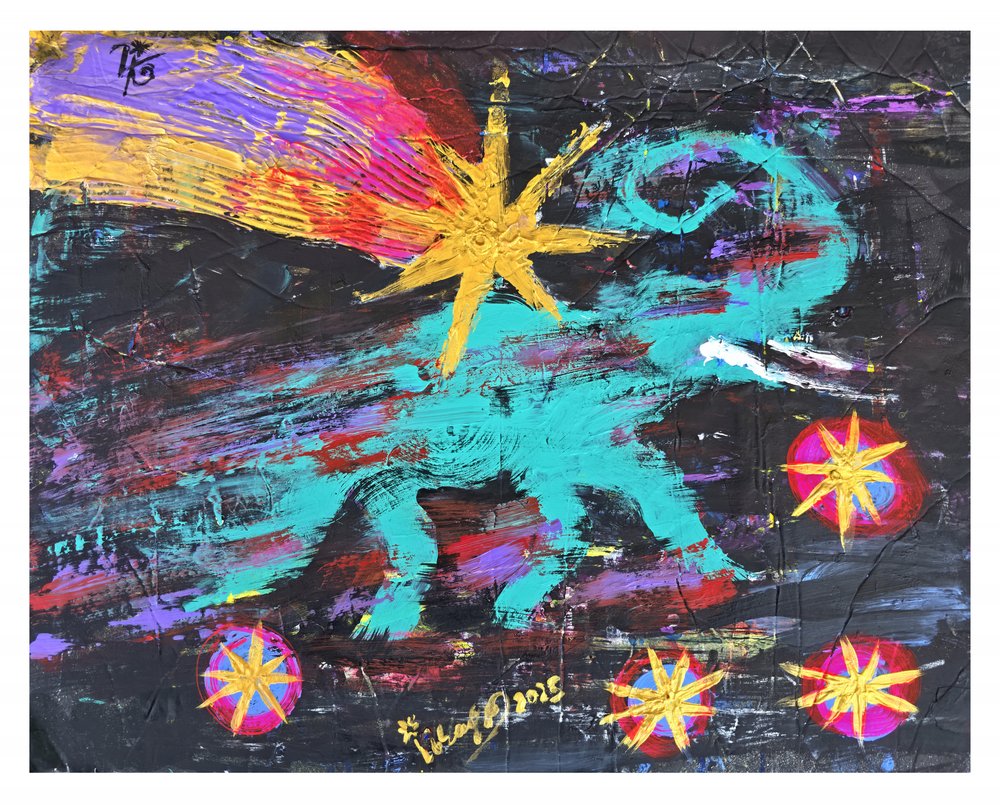 Cosmic Star Creature by Kanat Ibragimov