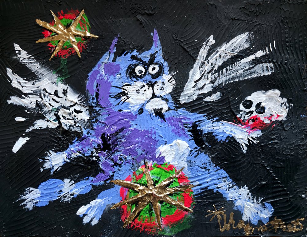 Dark Fantasy Cat by Kanat Ibragimov