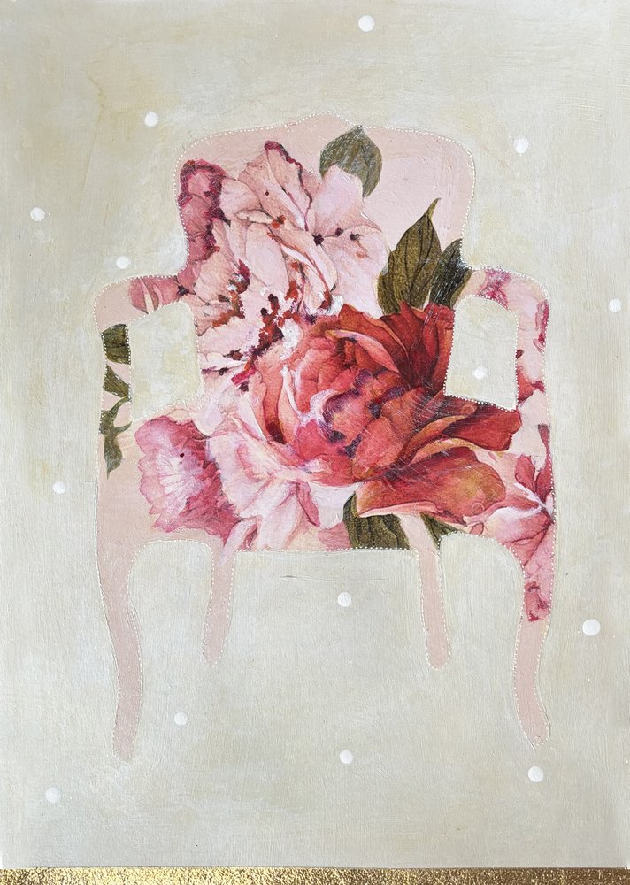 Vintage Rose Chair by Karenina Fabrizzi