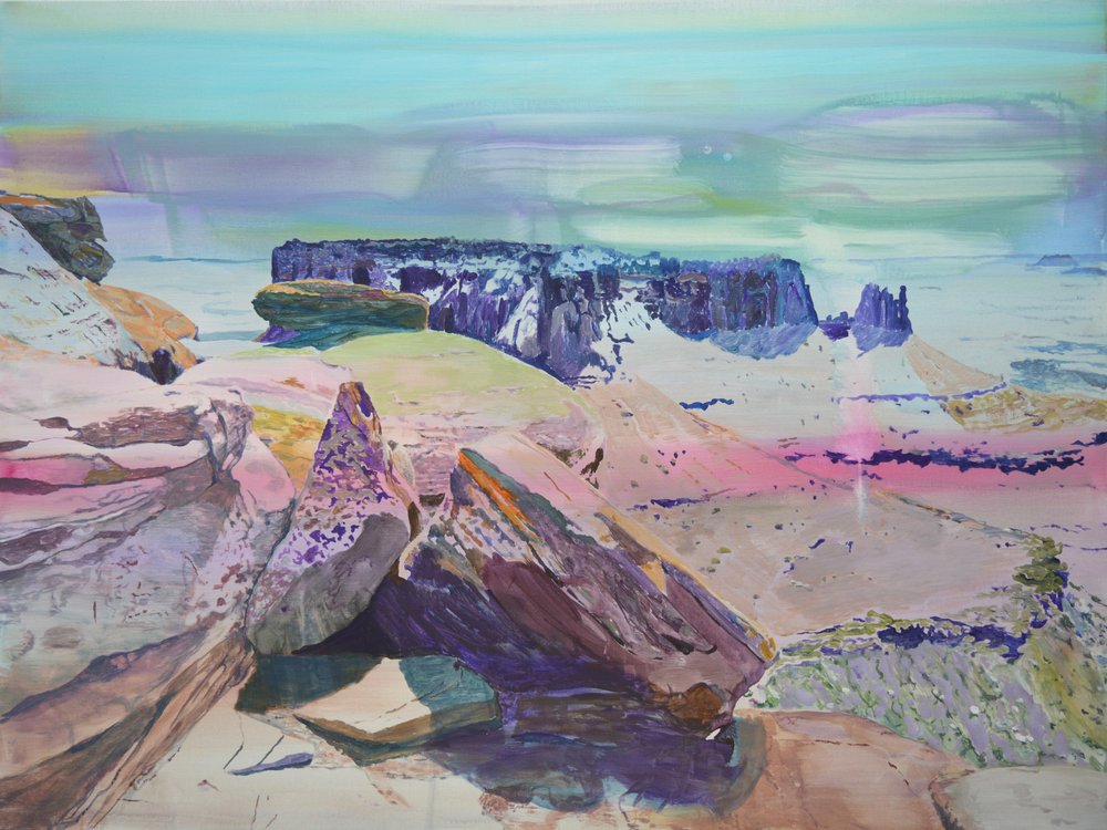 Colorful Desert Vista by Karin Bos