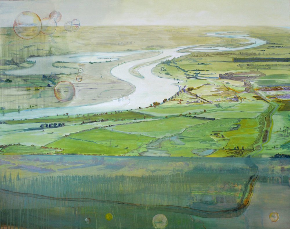 Winding River Bubbles by Karin Bos