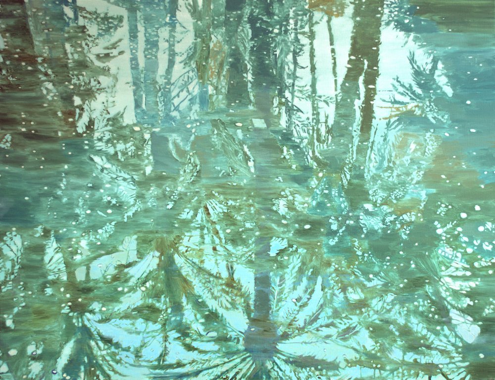 Winter Forest Reflection by Karin Bos