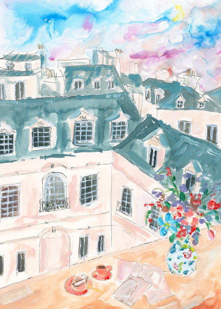 Parisian Rooftop by Katharina Puritscher