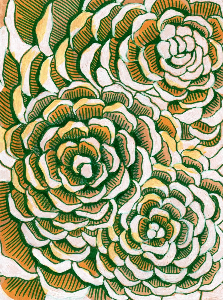 Earthy Floral Layers by Katie O'Shea