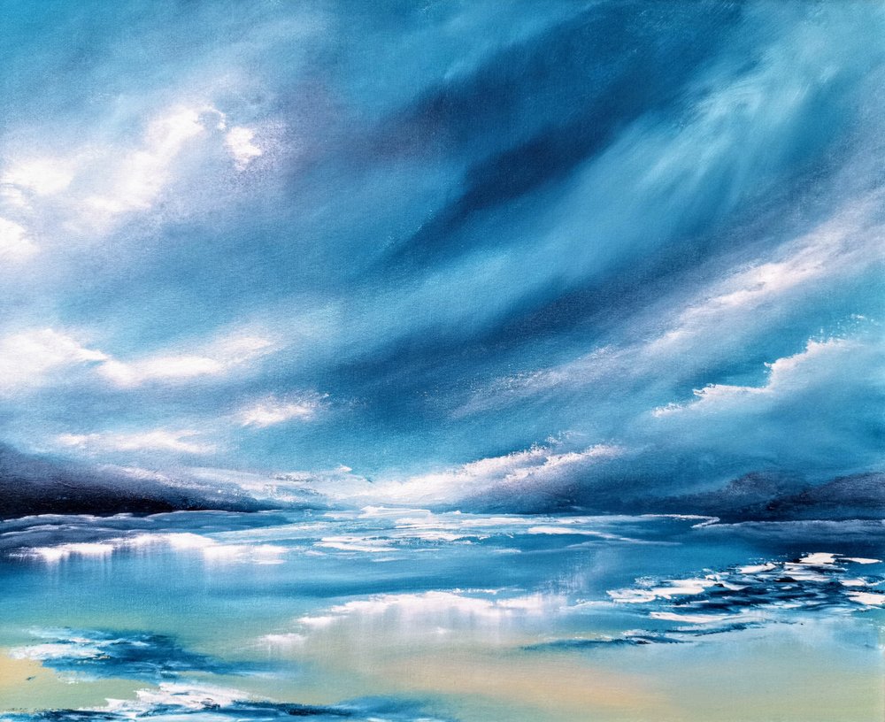 Serene Sky Reflections by Kenneth Cowins