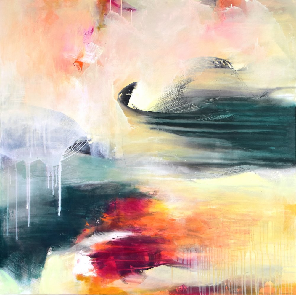 Vibrant Abstract Flow by Kirsten Handelmann
