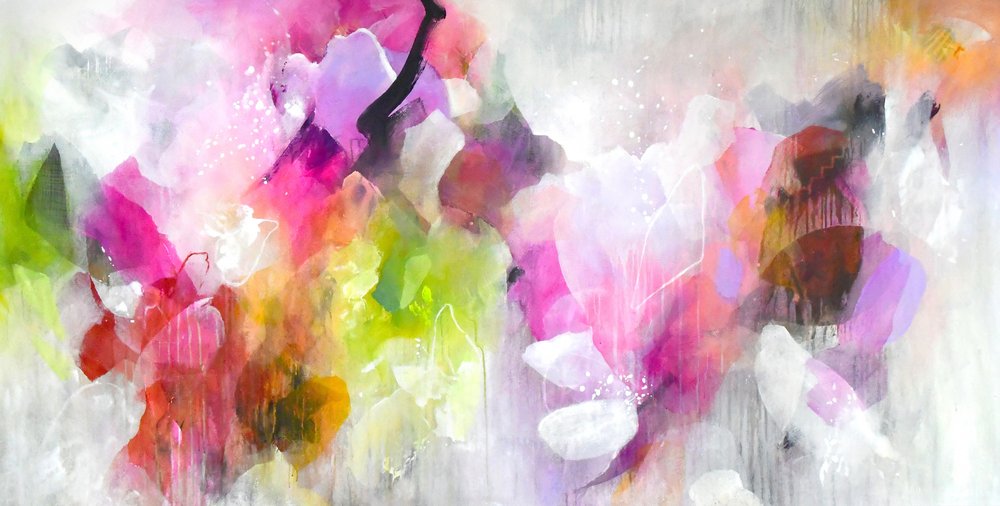 Vibrant Fluid Abstract by Kirsten Handelmann