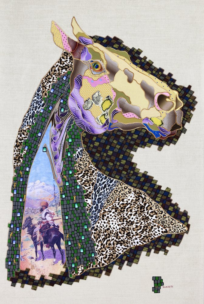 Abstract Horse Spirit by Kostyantin Malginov