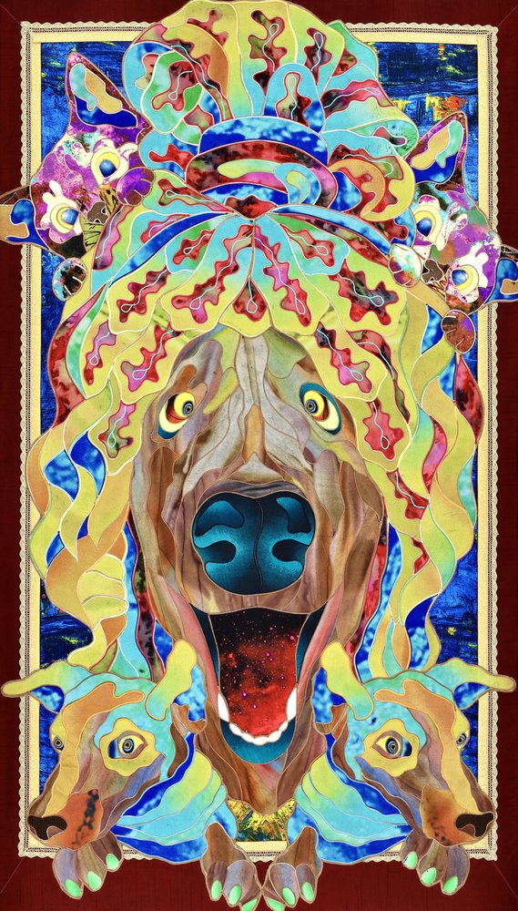 Colorful Fantasy Dogs by Kostyantin Malginov