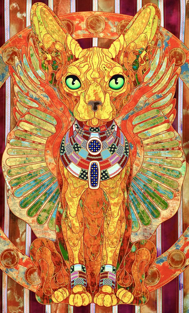 Mystical Egyptian Cat by Kostyantin Malginov