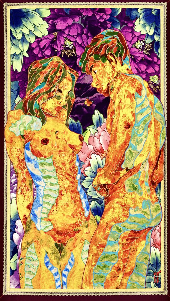 Vibrant Nude Embrace by Kostyantin Malginov