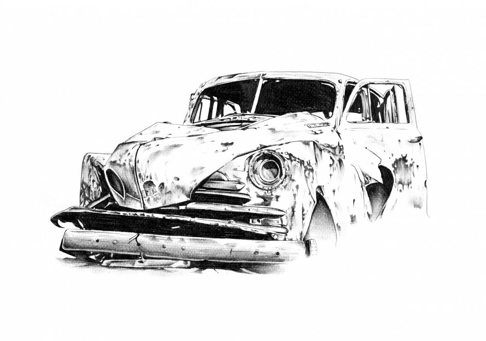 Abandoned Classic Car by Kulik