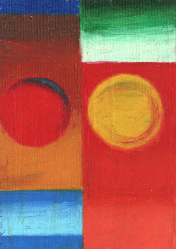 Colorful Abstract Circles by Kulik