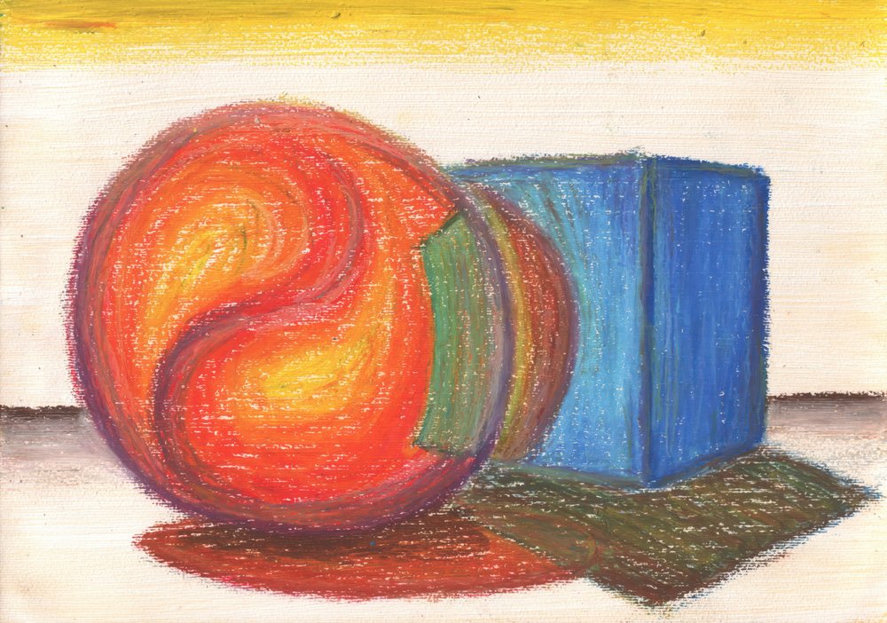 Colorful Geometric Still Life by Kulik