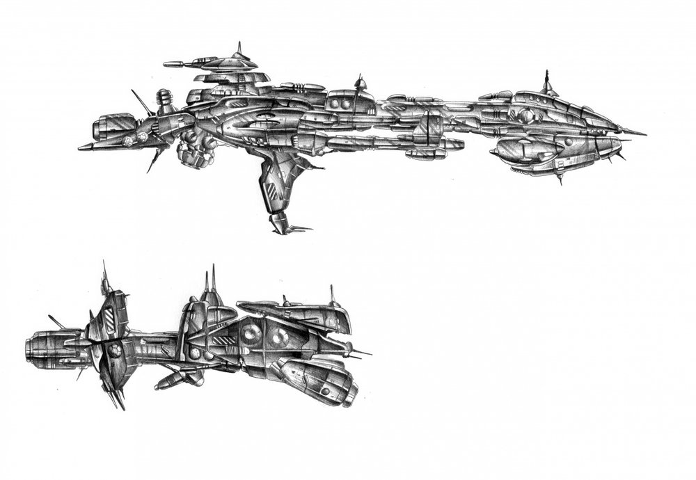 Futuristic Spaceship Designs by Kulik