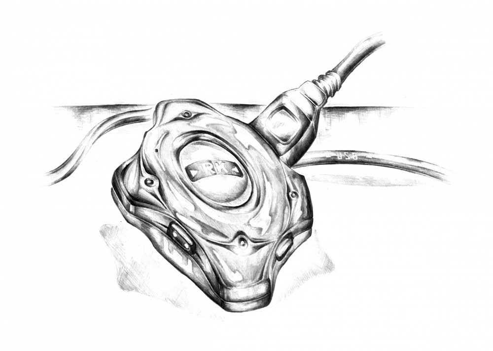 Futuristic Tech Sketch by Kulik