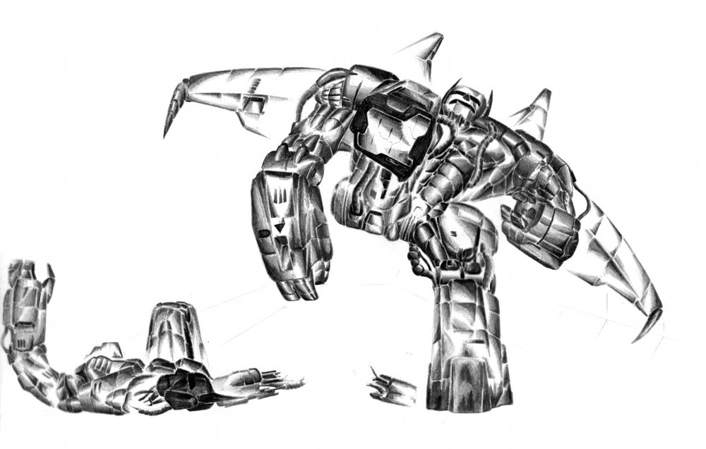 Giant Mech Rising by Kulik