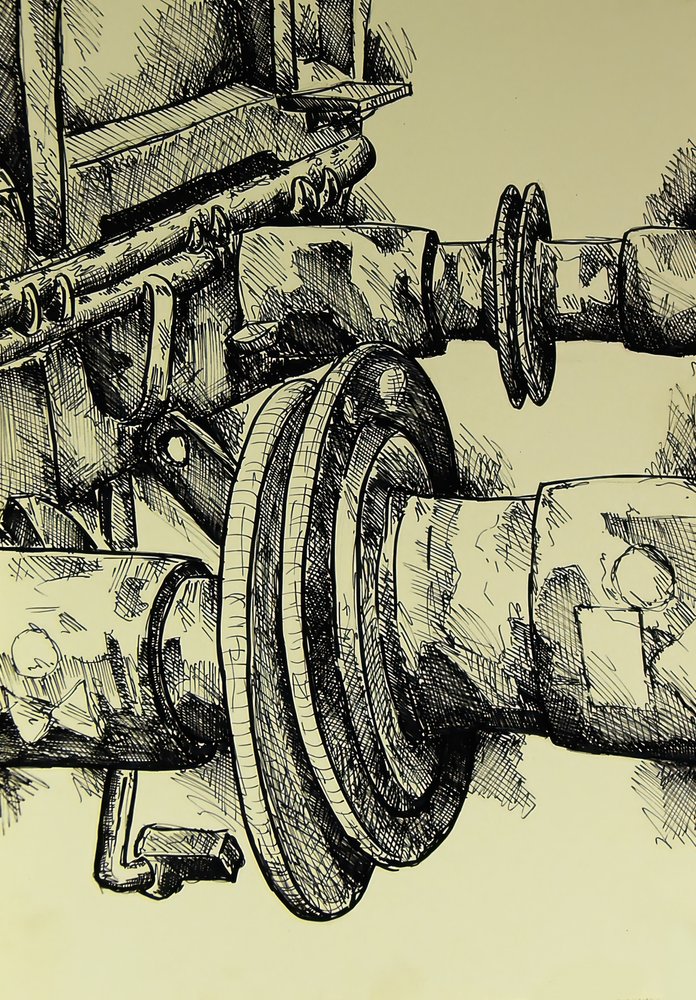 Industrial Machine Detail by Kulik