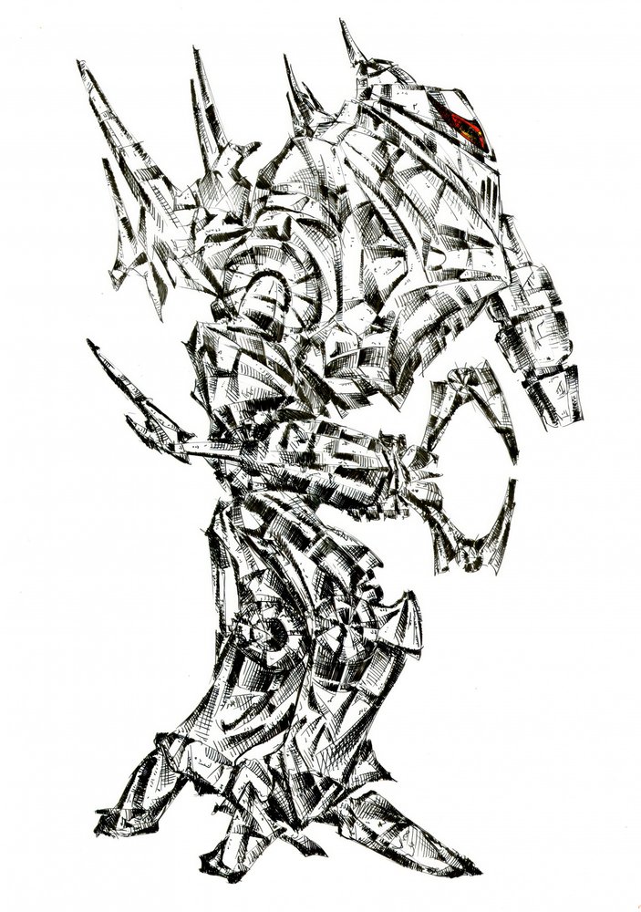 Intricate Mechanical Beast by Kulik