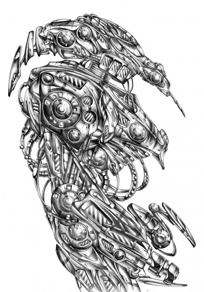 Intricate Mechanical Form by Kulik
