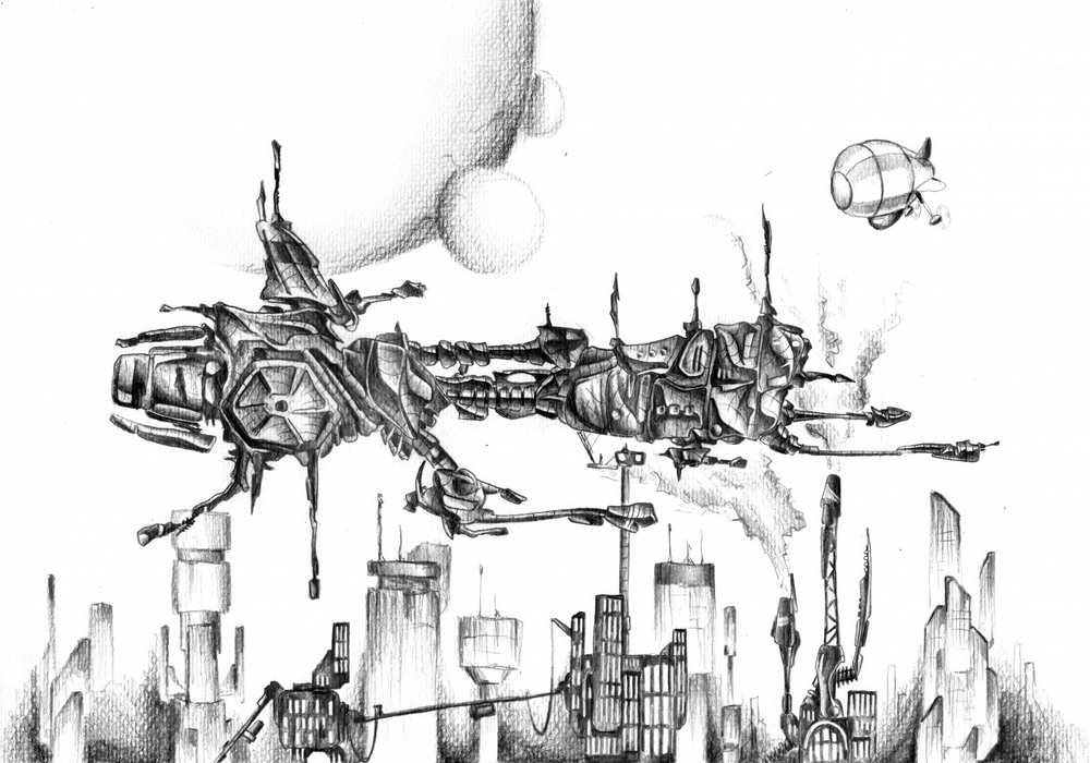 Sci-Fi Industrial Metropolis by Kulik